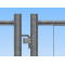 Mobile fence | 'Light' | with hook and eye
